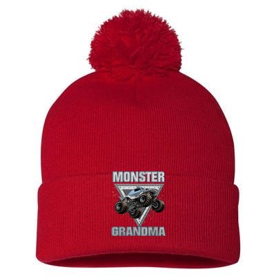 Monster Truck Grandma Pom Pom 12in Knit Beanie