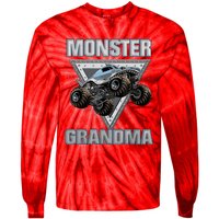 Monster Truck Grandma Tie-Dye Long Sleeve Shirt