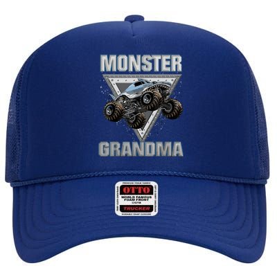 Monster Truck Grandma High Crown Mesh Back Trucker Hat