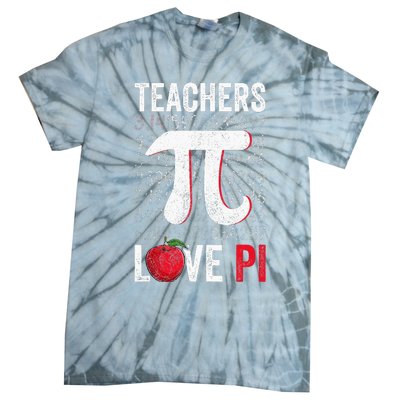 Math Teachers Geek Love Pi Symbol  Pi Day Tie-Dye T-Shirt