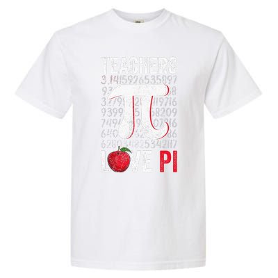 Math Teachers Geek Love Pi Symbol  Pi Day Garment-Dyed Heavyweight T-Shirt