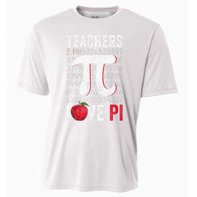 Math Teachers Geek Love Pi Symbol  Pi Day Cooling Performance Crew T-Shirt