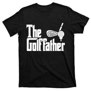 Men The Golffather Golf Father Funny Golfing Fathers Day T-Shirt