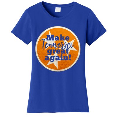 Make Tennessee Great Again State Flag Football Fan Gift Women's T-Shirt