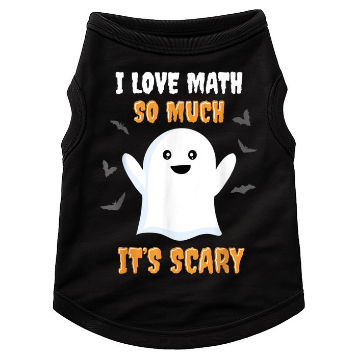 Math Teacher Halloween Funny Math Class School Mathematician Doggie Tank