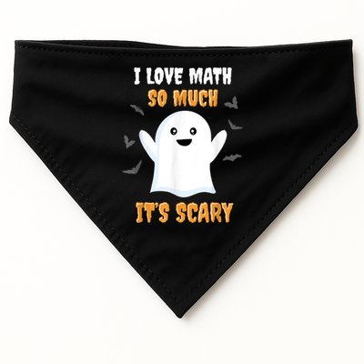 Math Teacher Halloween Funny Math Class School Mathematician USA-Made Doggie Bandana