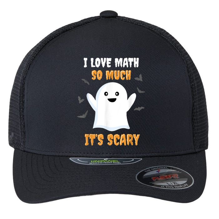 Math Teacher Halloween Funny Math Class School Mathematician Flexfit Unipanel Trucker Cap