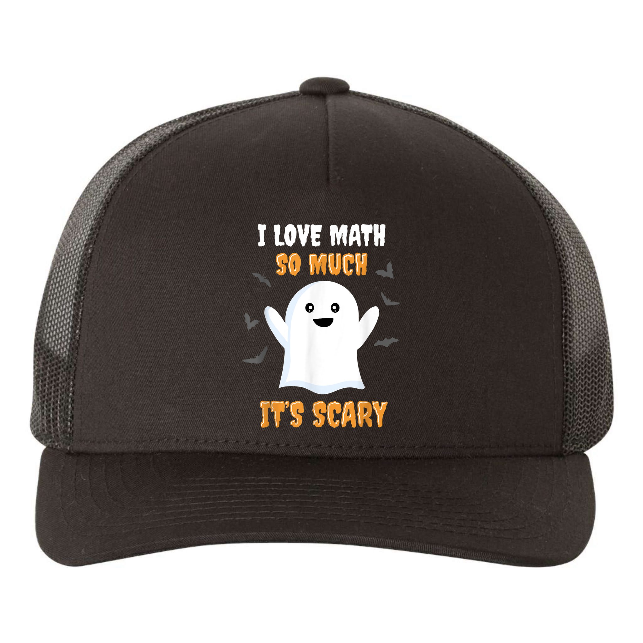 Math Teacher Halloween Funny Math Class School Mathematician Yupoong Adult 5-Panel Trucker Hat