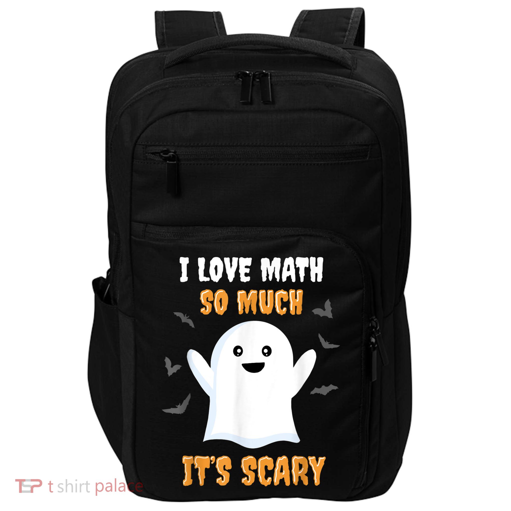 Math Teacher Halloween Funny Math Class School Mathematician Impact Tech Backpack
