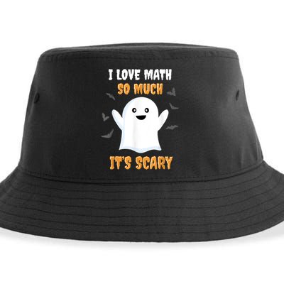 Math Teacher Halloween Funny Math Class School Mathematician Sustainable Bucket Hat