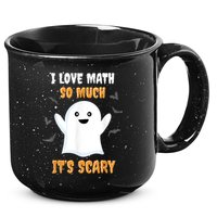 Math Teacher Halloween Funny Math Class School Mathematician 15oz Campfire Ceramic Mug
