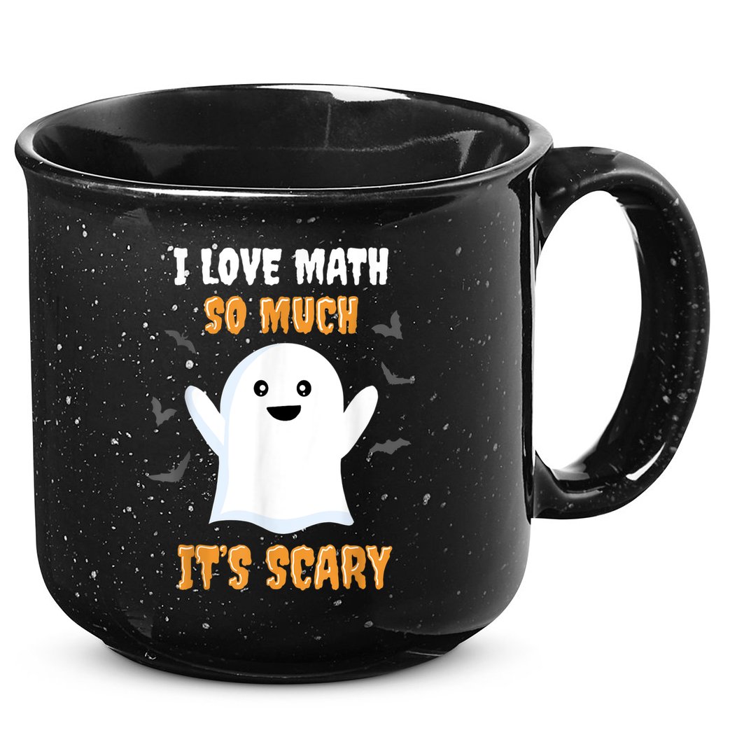 Math Teacher Halloween Funny Math Class School Mathematician 15oz Campfire Ceramic Mug