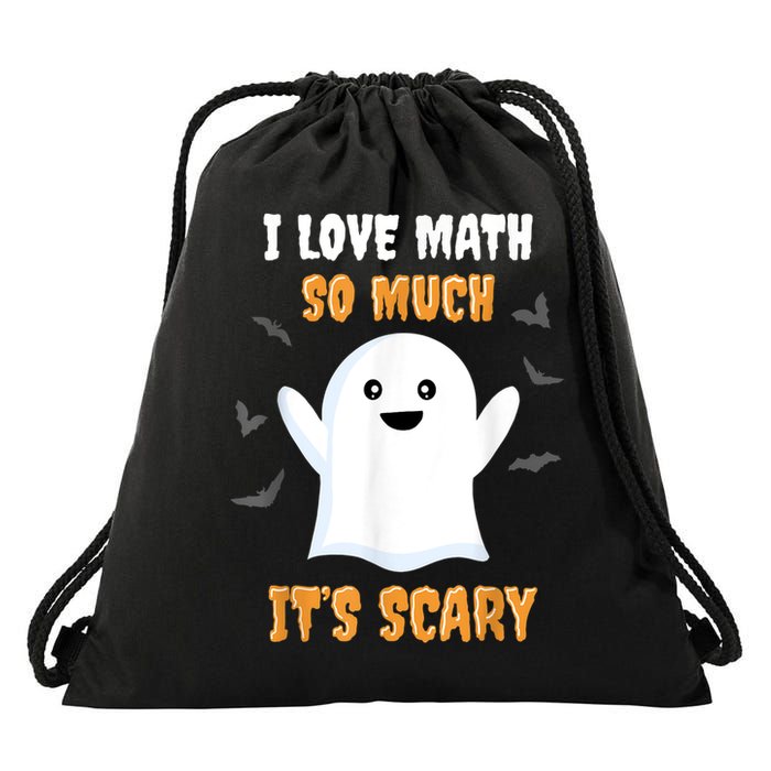 Math Teacher Halloween Funny Math Class School Mathematician Drawstring Bag