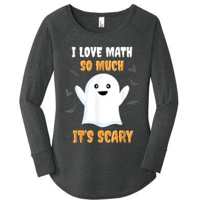 Math Teacher Halloween Funny Math Class School Mathematician Women's Perfect Tri Tunic Long Sleeve Shirt