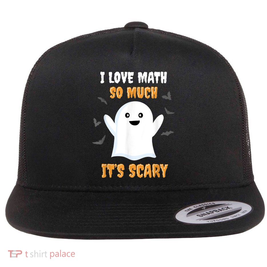 Math Teacher Halloween Funny Math Class School Mathematician Flatbill Hat