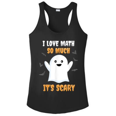 Math Teacher Halloween Funny Math Class School Mathematician Ladies PosiCharge Competitor Racerback Tank