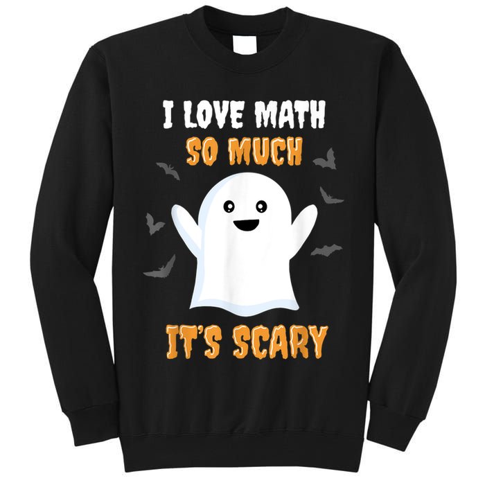 Math Teacher Halloween Funny Math Class School Mathematician Tall Sweatshirt