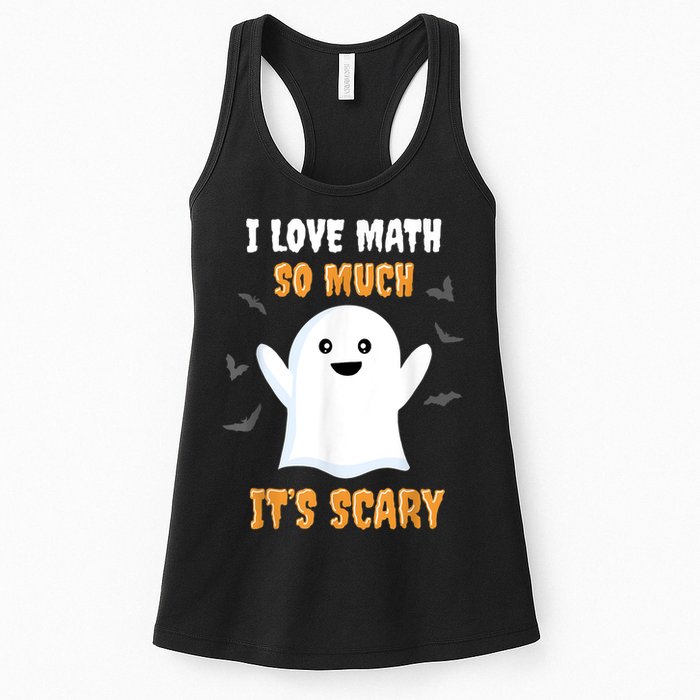 Math Teacher Halloween Funny Math Class School Mathematician Womens Tank Top