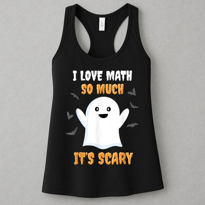 Math Teacher Halloween Funny Math Class School Mathematician Womens Tank Top