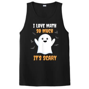 Math Teacher Halloween Funny Math Class School Mathematician PosiCharge Competitor Tank