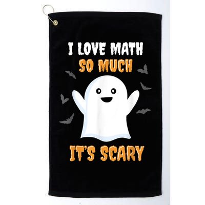 Math Teacher Halloween Funny Math Class School Mathematician Golf Towel