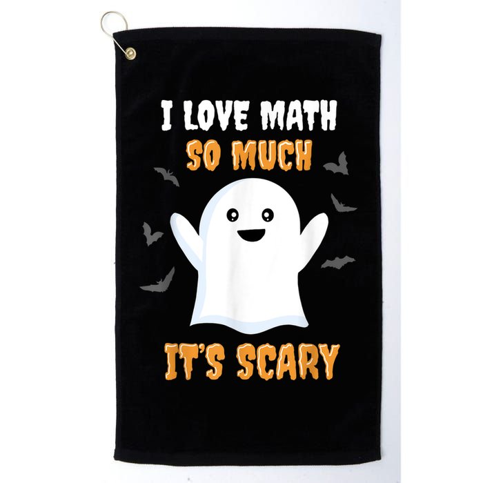 Math Teacher Halloween Funny Math Class School Mathematician Golf Towel