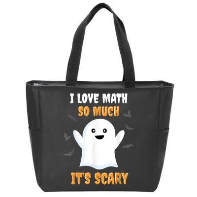 Math Teacher Halloween Funny Math Class School Mathematician Zip Tote Bag