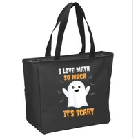 Math Teacher Halloween Funny Math Class School Mathematician Zip Tote Bag