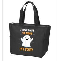 Math Teacher Halloween Funny Math Class School Mathematician Zip Tote Bag
