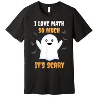 Math Teacher Halloween Funny Math Class School Mathematician Premium T-Shirt