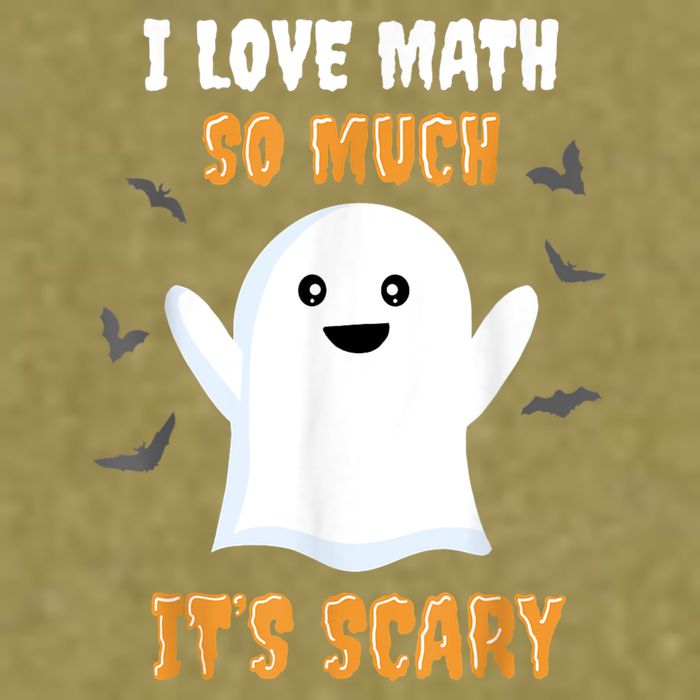 Math Teacher Halloween Funny Math Class School Mathematician Garment-Dyed Women's Muscle Tee