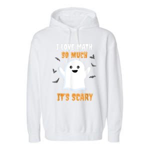 Math Teacher Halloween Funny Math Class School Mathematician Garment-Dyed Fleece Hoodie