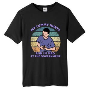 My Tummy Hurts And IM Mad At The Government Tall Fusion ChromaSoft Performance T-Shirt