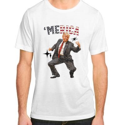 Merica Trump Happy 4th Of July Trump American Flag Gifts Adult ChromaSoft Performance T-Shirt