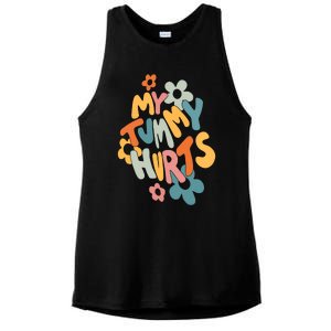 My Tummy Hurts Ladies PosiCharge Tri-Blend Wicking Tank