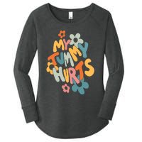 My Tummy Hurts Women's Perfect Tri Tunic Long Sleeve Shirt