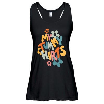 My Tummy Hurts Ladies Essential Flowy Tank