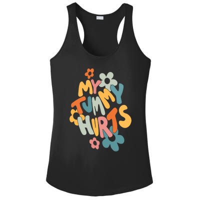 My Tummy Hurts Ladies PosiCharge Competitor Racerback Tank