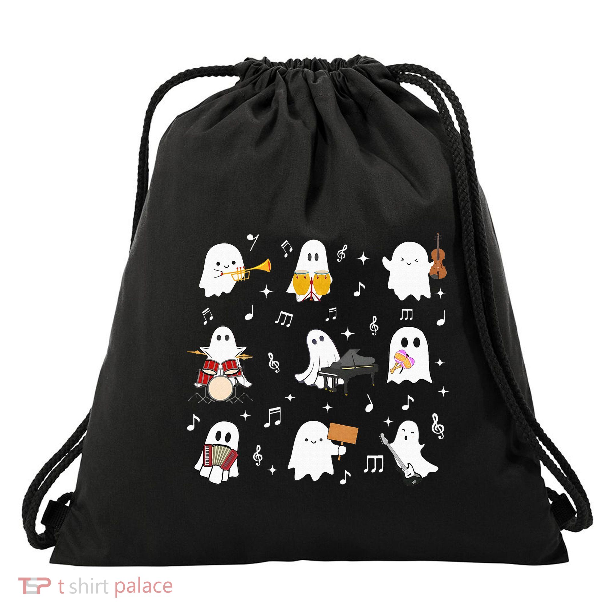 Music Teacher Halloween Music Teacher Education Drawstring Bag
