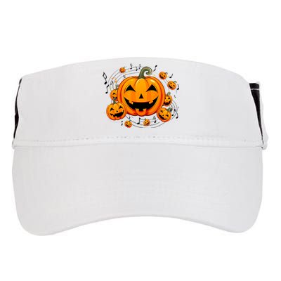 Music Teacher Halloween Fall Pumpkin Adult Drive Performance Visor