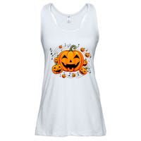 Music Teacher Halloween Fall Pumpkin Ladies Essential Flowy Tank