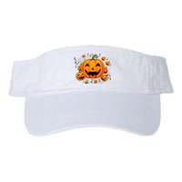 Music Teacher Halloween Fall Pumpkin Valucap Bio-Washed Visor