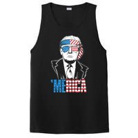 Merica Trump Happy 4th Of July Trump American Flag PosiCharge Competitor Tank