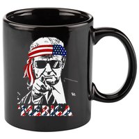 Merica Trump Happy American Flag 11oz C Handle Ceramic Mug