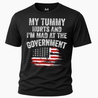 My Tummy Hurts And I'm MAD At The Government Meme Cooling Performance Crew T-Shirt