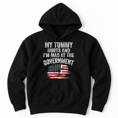 My Tummy Hurts And I'm MAD At The Government Meme Hoodie
