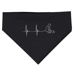 Massage Therapist Heartbeat EKG Pulse Spa Masseur Relaxation USA-Made Doggie Bandana