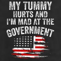 My Tummy Hurts And Im MAD At The Government Meme 15oz Campfire Ceramic Mug