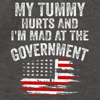My Tummy Hurts And Im MAD At The Government Meme Vector Backpack