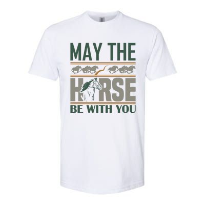 May The Horse Be With You Softstyle® CVC T-Shirt